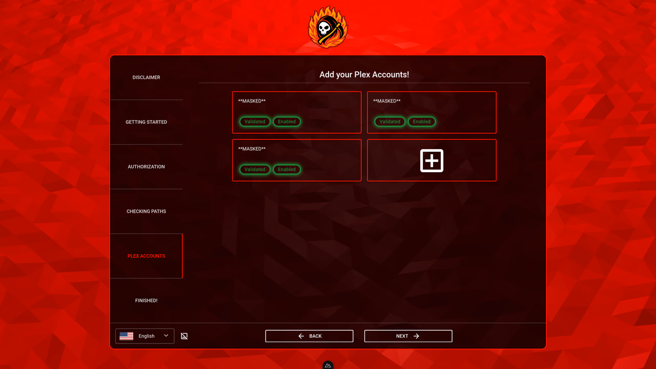 Initial setup step 5 – integration or service configuration