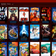 Movies library – poster table view with grid layout